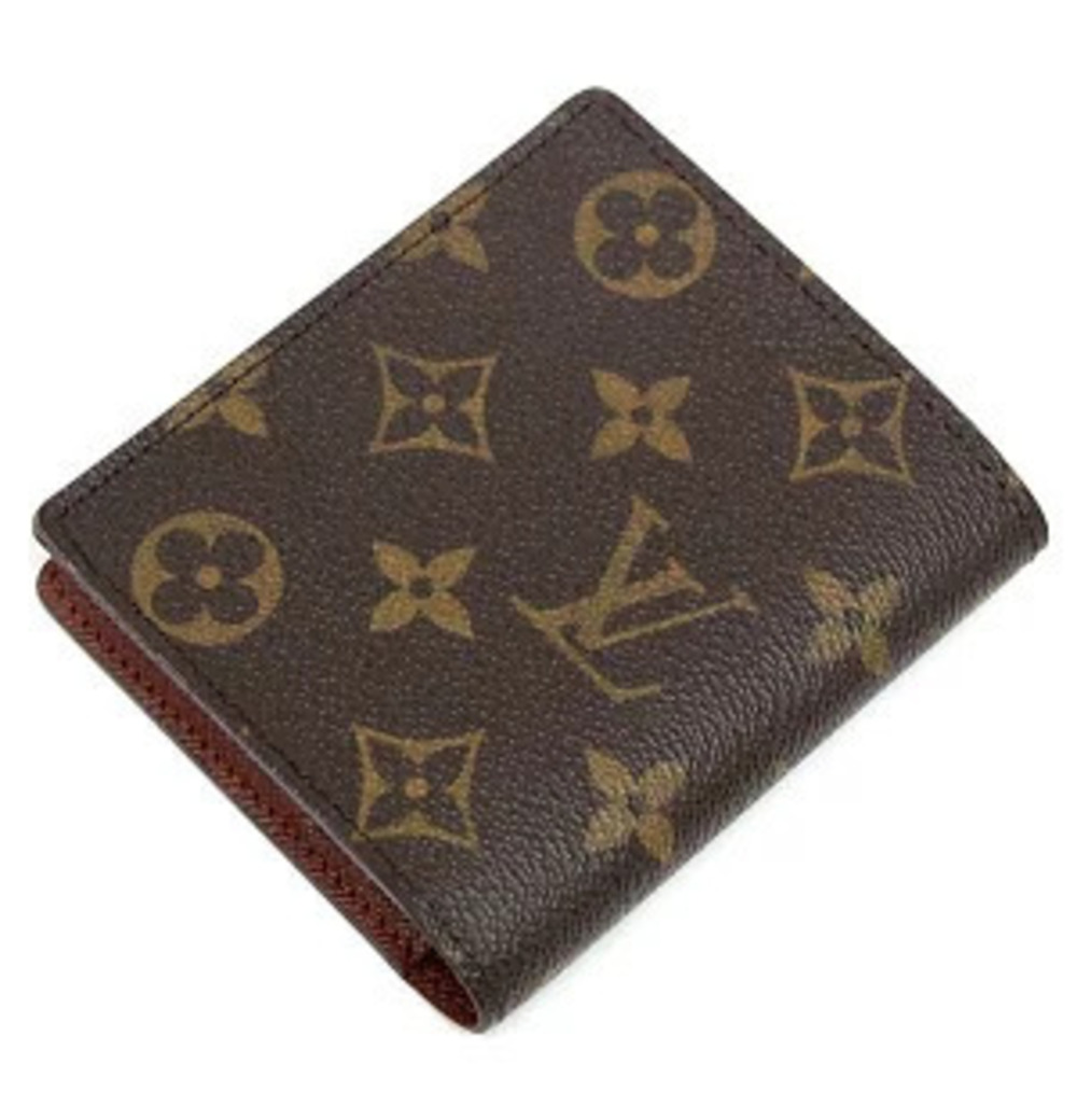 Louis Vuitton Portefeuille bi wallet fold Monogram Magellan Brown